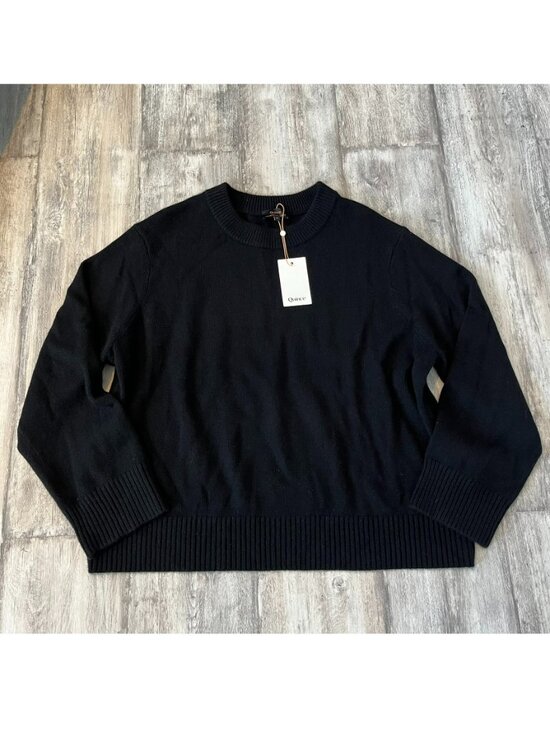 Quince Sweaters - Quince Mongolian Cashmere Oversized Crewneck Sweater, Black, size XL - NWT!